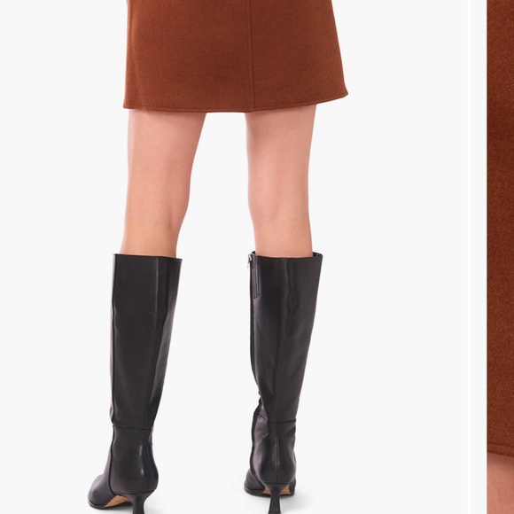 NWT Parker Brown Mini Skirt with Zipper - Picture 6 of 6